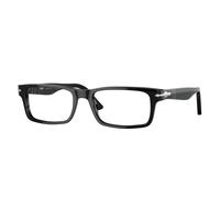 Persol Homme PO3050V 95 Montures optiques Acétate Noir Transparent Carré Normale