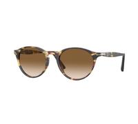 Persol Homme Persol PO3092SM 900551 Lunettes de soleil Acétate Tortue Marron Ronde Normale Ombré