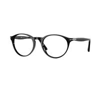 Persol Homme Persol PO3092V 9014 Montures optiques Acétate Noir Transparent Pantos Normale