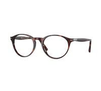 Persol Homme Persol PO3092V 9015 Montures optiques Acétate Tortue Transparent Pantos Normale