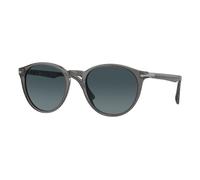 Persol Homme Persol PO3152S 1196S3 Lunettes de soleil Acétate Gris Bleu Ronde Polarisé