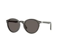 Persol Homme Persol PO3171S 1103B1 Lunettes de soleil Acétate Gris Gris Pantos Normale