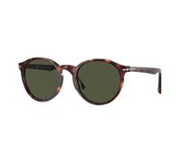 Persol Homme Persol PO3171S 24/31 Lunettes de soleil Acétate Tortue Vert Pantos Normale