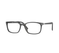 Persol Homme Persol PO3189V 1196 Montures optiques Acétate Gris Transparent Carré Normale