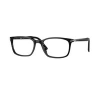 Persol Homme Persol PO3189V 95 Montures optiques Acétate Noir Transparent Carré Normale