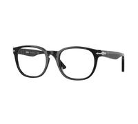Persol Homme Persol PO3283V 95 Montures optiques Acétate Noir Transparent Ronde Normale