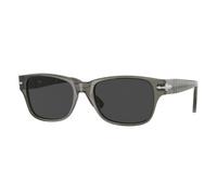 Persol Homme Persol PO3288S 110348 Lunettes de soleil Acétate Gris Gris Carré Polarisé