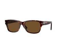 Persol Homme Persol PO3288S 24/57 Lunettes de soleil Acétate Tortue Marron Carré Polarisé