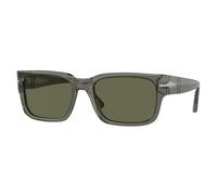 Persol Homme Persol PO3315S 110358 Lunettes de soleil Acétate Gris Vert Carré Polarisé