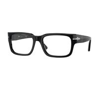 Persol Homme PO3315V 95 Montures optiques Acétate Noir Transparent Carré Normale