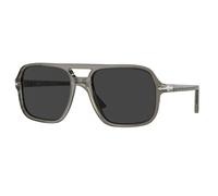 Persol Homme PO3328S 110348 Lunettes de soleil Acétate Gris Gris Pilote Polarisé Antireflet