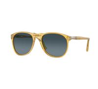 Persol Homme Persol PO9649S 204/S3 Lunettes de soleil Acétate Jaune Bleu Pilote Polarisé Ombré