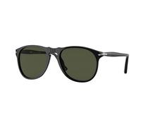 Persol Homme Persol PO9649S 95/31 Lunettes de soleil Acétate Noir Vert Pilote Normale