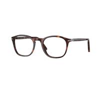 Persol Homme PO3007V 24 Montures optiques Acétate Tortue Transparent Carré Normale