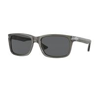 Persol Homme PO3048S 1103B1 Lunettes de soleil Acétate Gris Gris Carré Normale