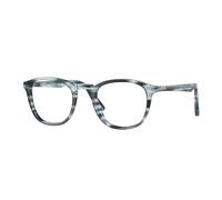 Persol Homme PO3143V 1051 Montures optiques Acétate Gris Transparent Ronde Normale