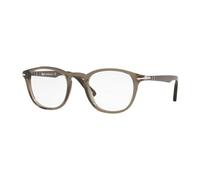 Persol Homme PO3143V 1103 Montures optiques Acétate Gris Transparent Ronde Normale
