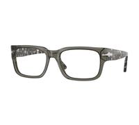 Persol Homme PO3315V 1219 Montures optiques Acétate Gris Carré Normale