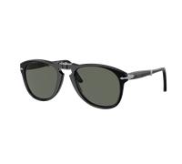 Persol Homme Sunglass 714 - Original - Couleur du Monture: Noir, Couleur de Lentille: Vert Polarisé