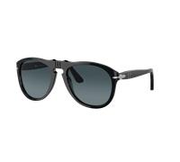 Persol Homme Sunglass PO0649 649 - Original - Couleur du Monture: Noir, Couleur de Lentille: Light Blue Gradient Dark Blue Polar