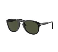 Persol Homme Sunglass PO0714 714 - Original - Couleur du Monture: Noir, Couleur de Lentille: Vert