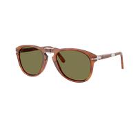 Persol Homme Sunglass PO0714SM 714SM - Steve McQueen - Couleur du Monture: Terre de Sienne, Couleur de Lentille: Vert Polar