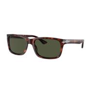 Persol Homme Sunglass PO3048S - Couleur du Monture: Havana, Couleur de Lentille: Vert