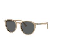 Persol Homme Sunglass PO3152S - Couleur du Monture: Beige opalescent, Couleur de Lentille: Gris foncé
