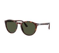 Persol Homme Sunglass PO3152S - Couleur du Monture: Havana, Couleur de Lentille: Vert