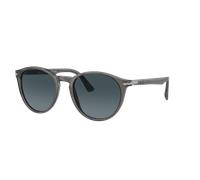 Persol Homme Sunglass PO3152S - Couleur du Monture: Transparent Gris, Couleur de Lentille: Light Blue Gradient Dark Blue Polar