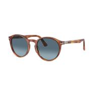 Persol Homme Sunglass PO3171S - Couleur du Monture: Terre de Sienne, Couleur de Lentille: Bleu dégradé Azur