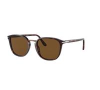 Persol Homme Sunglass PO3186S - Couleur du Monture: Havana, Couleur de Lentille: Marron Polarisé