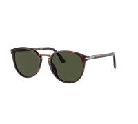 Persol Homme Sunglass PO3210S - Couleur du Monture: Havana, Couleur de Lentille: Vert