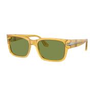 Persol Lunettes de soleil PO3315S 204/4E Hommes couleur Jaune lentille vert taille 55 mm