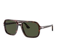 Persol Homme Sunglass PO3328S - Couleur du Monture: Havana, Couleur de Lentille: Vert