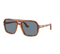 Persol Homme Sunglass PO3328S - Couleur du Monture: Terre de Sienne, Couleur de Lentille: Bleu clair