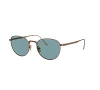 Persol Homme Sunglass PO5002ST - Couleur du Monture: Bronze, Couleur de Lentille: Bleu Polarisé