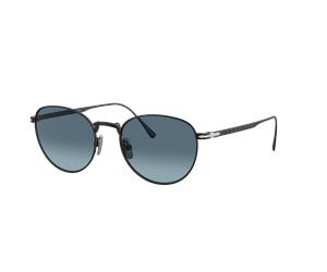 Persol Homme Sunglass PO5002ST - Couleur du Monture: Noir mat, Couleur de Lentille: Dégradé Bleu