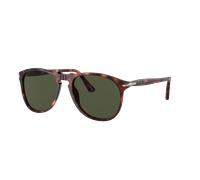 Persol Homme Sunglass PO9649S - Couleur du Monture: Havana, Couleur de Lentille: Vert