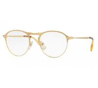 Persol Hommes Ovale Lunettes PO7092V 1069 Or Cadre Démo Personnalisable Lentille