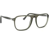 Persol Unisex Persol PO3359V JACQUES 1103 Montures optiques Acétate Gris Carré Normale