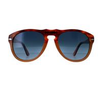 Persol Lunettes de Soleil 0649 1025S3 Resina E Solde Marron Bleu Polarisé 54mm