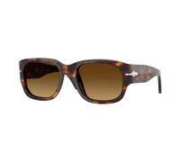 Persol Unisex Persol PO3380S 24/85 Lunettes de soleil Acétate Tortue Marron Carré Normale Ombré