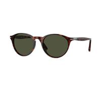 Persol Lunettes de soleil Homme PO3152S 901531 Acétate tortue Vert ronde