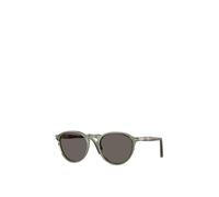 Persol Unisex Persol PO3286S 1226B1 Lunettes de soleil Acétate Vert Gris Pantos Normale