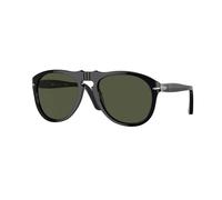 Persol Lunettes de soleil PO0649 95/31 Acétate Pilote Noir/Vert Homme Normale