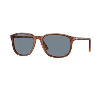 Persol Homme Persol PO3019S 96/56 Lunettes de soleil Acétate Marron Bleu Carré Normale