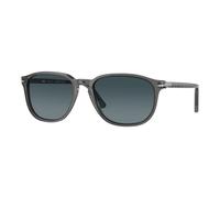 Persol Homme Persol PO3019S 1196S3 Lunettes de soleil Acétate Gris Bleu Carré Polarisé