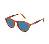 Persol Homme PO3092SM 900656 Lunettes de soleil Acétate Marron Bleu Ronde Normale