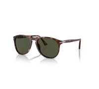 Persol Lunettes de soleil Homme PO9649S 24/31 Acétate Tortue Vert Pilote Normale